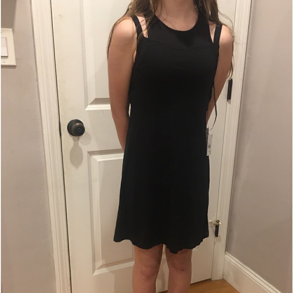 Volcom size small black sleeveless dress